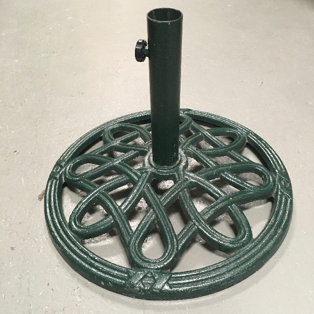 UMBRELLA STAND, Round Dark Green